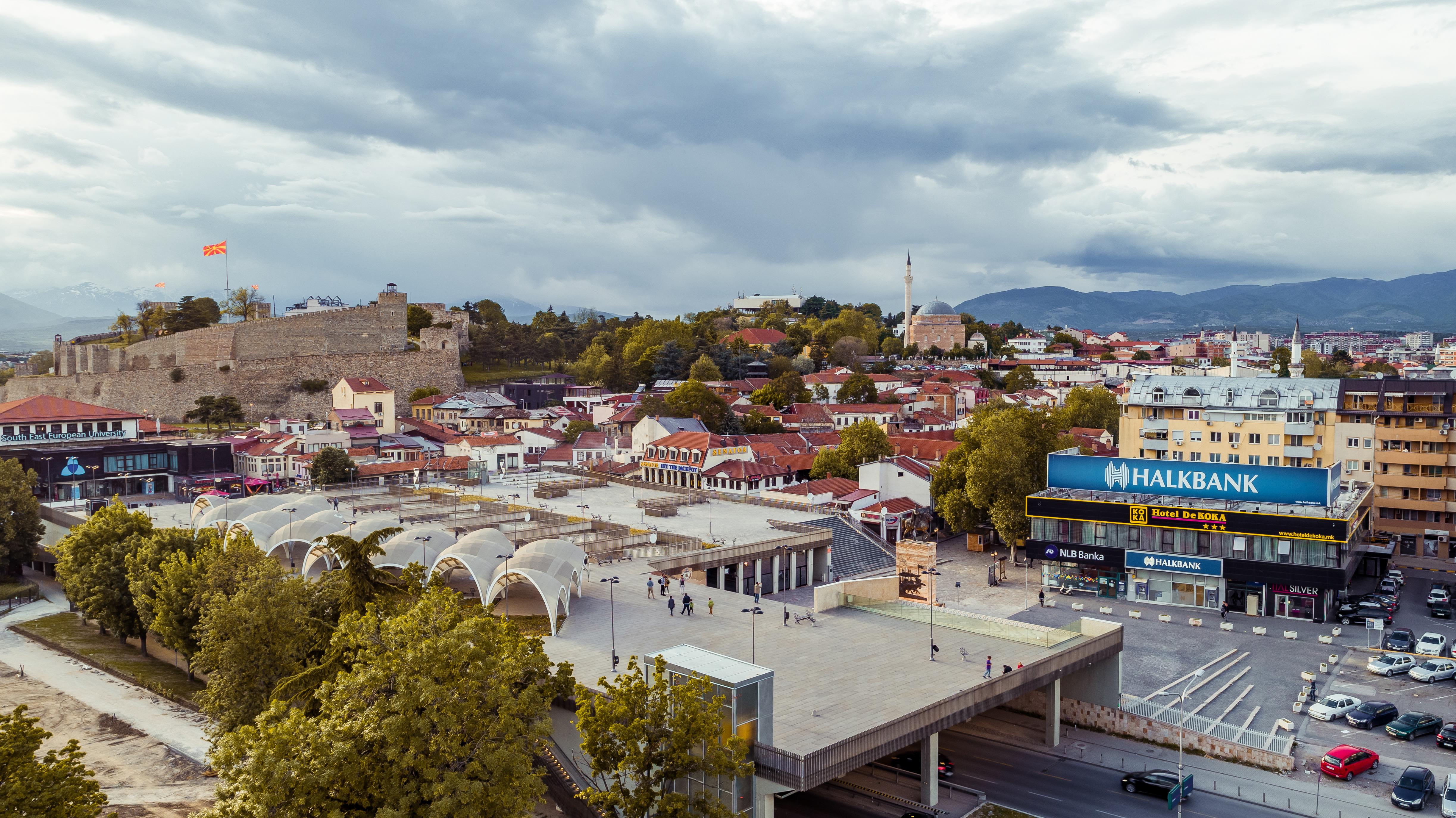 Hotel De Koka Skopje Exteriör bild